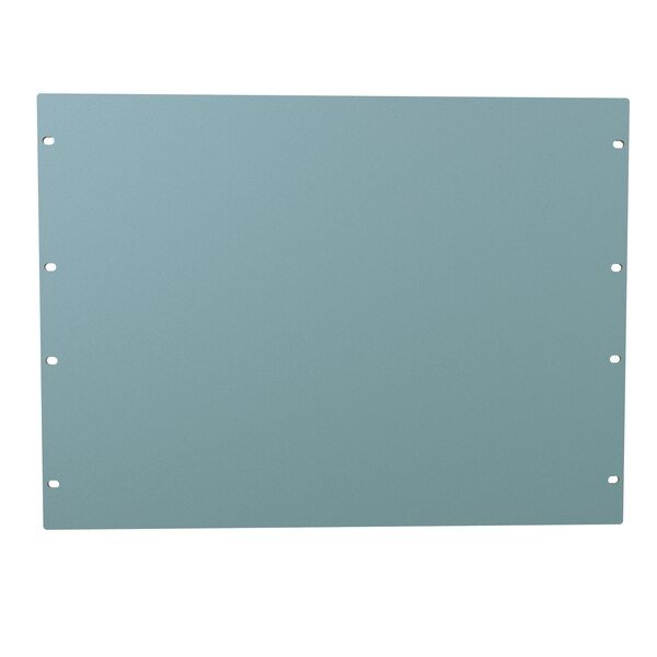 8U FLAT ALUMINUM RACK Panel, Hammond, Mfr#: PBPA19014GY2
